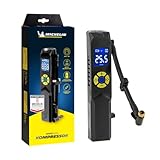 MICHELIN Akku Mini Kompressor 10 Bar – Tragbar & Digital | Perfekt für Auto, Fahrrad, E-Bike,...
