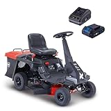Scheppach Benzin Rasentraktor Aufsitzmäher MR225-61 | 6PS | E-Start | Schnittbreite 61cm |...