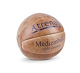 trenas Medizinball Leder - Original - 3 kg - Medicine Ball - Sport Medizinball
