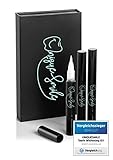 Hochwertiges Teeth whitening kit von UniqueSmile - All in One Bundle für Zahnaufhellung & weiße...