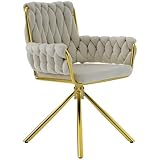 Luxuriöser Schwingstuhl aus Samt, modern, minimalistisch, Sessel für Wohnzimmer und Schlafzimmer,...