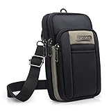 SPAHER Herren Umhängetasche Handytasche Zum Umhängen Gürteltasche Hängetasche Klein...