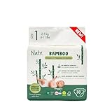 Naty Bamboo Baby Windeln aus Bambus-Viskose – Seidenweich, pflanzenbasierte Windeln,...
