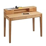 M2 Kollektion 612522 Schreibtisch / Sekretär / Konsolentisch Oskar, Echtholz Wildeiche massiv...