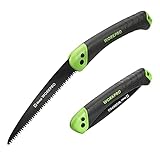 WORKPRO Handsäge Astsäge klappbar mit scharfe Klingen aus BI-Metall,Multifunktions Klappsäge für...