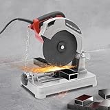 DSYOGX Kappsäge, 1200W Metalltrennschneider Trennjäger Schneidemaschine, 0-45° Schneidewinkel,...