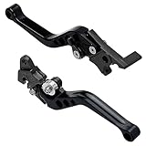 MOCNT 1 Paar Motorrad Bremshebel 22mm Motorrad Kupplungshebel Verstellbarer CNC Aluminium...