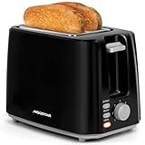 Aigostar Toaster,7 Einstellbare Bräunungsstufe + Auftau- & Aufwärmfunktion,2 Breite...