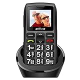 artfone C1+ Mobile Seniorenhandy ohne Vertrag | Dual SIM mit Notruftaste | Rentner Handy große...