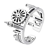 LIFKOME 1Stk Frauen offener Ring offene Ringe trendige Ringe für Damen Vintage-Ringe für Frauen...