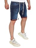 Yazubi Leichte Jeans Sommer Jogginghose Herren Kurze Jeans Hose Stretch Hosen Jogging Regular Man...