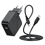 65W Netzteil USB C Laptop Ladekabel für HP Elitebook Spectre, Lenovo ThinkPad Yoga, Dell Latitude,...