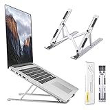 Voomy Laptop Ständer, 6-Stufe Laptopständer Höhenverstellbar, Faltbarer Laptop Stand, Tablet...