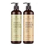Arganöl Shampoo und Conditioner Set 2 x 16,9 oz - Bio-Shampoo und Conditioner SULFATE, magiforet -...