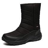 TLOLA Winterstiefel Herren Wasserdicht Winterschuhe Warm Gefüttert Schneestiefel Leicht...