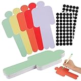 zhufubao 50 Stück Moderationskarten Set, Mensch Präsentationskarten 20 X 8 cm mit 50...