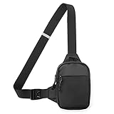 DONGKER Sling Chest Crossbody Bag, Wasserdicht Schultertasche, Crossbody Bag Backpack für Männer...