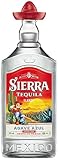 Sierra Tequila Blanco (1 x 1000 ml) – das Original mit dem roten Sombrero aus Mexico – Tequila...