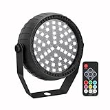 Telbum Stroboskop, Halloween Mini Stroboskop Blitzer für Parteien, Superhelle 54 RGB LED Strobe...