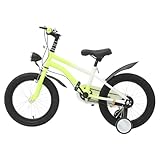 LOIRIIC Kinderfahrrad, Hochkohlenstoffstahl Kinderfahrrad mit Licht & 2 Stützrädern, Anwendbare...