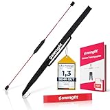 swingfit® Schwingstab [inkl. Tasche, Band & Trainingsplan] - Von Therapeuten empfohlen Swingstick -...