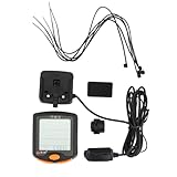 Toyvian Kabelgebundener Wasserdichter Fahrradcomputer mit Vollbild Backlight Geschwindigkeitsalarm...
