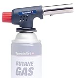 Specialist+ Basic Butan Gasbrenner - Flambierbrenner mit Zündautomatik Flammenregler -...