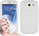Cadorabo Hülle für Samsung Galaxy S3 / S3 NEO in HALB TRANSPARENT – Handyhülle aus flexiblem...