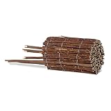 Windhager Beeteinfassung Weide gerollt, 100 x 20/35 cm, Beetabgrenzung, individuell formbar,...