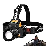 Générique Frontale | Wiederaufladbare LED-Taschenlampe – Taschenlampe, wasserdicht, mit...