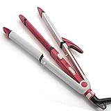 DANTB 3 in 1 Profi Lockenstab und Glätteisen Einstellbare Temperatur mit Aufrichten Curling Eisen...