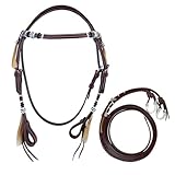 Brama West Westerntrense „Wyatt“ – Elegante Ledertrense im klassischen Westernstil - mit...