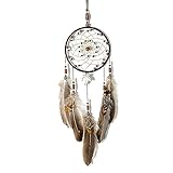 IMMIGOO Traumfänger Handgefertigt Traditionelles Dreamcatcher Indischen Gute Träume Wand Zimmer...