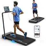 Riksion Laufband für Zuhause, Laufband Klappbar bis 14 km/h,Walking Pad mit 12 Voreingestellte...