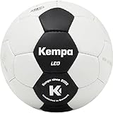 Kempa LEO BLACK&WHITE Handball Trainings- und Spielball strapazierfähig und griffig - für jede...