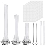 VIKY® Kerzendocht Set, 100 Stück Kerzendochte für Kerzen, Rauchfrei Kerzendocht, Kerzen Selber...