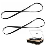 OQKAHIV 2pcs Ersatzriemen für Plattenspieler,20cm Länge,hochwertiges Gummi für beste...