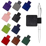 10 Stück Stiftschlaufe Selbstklebend mit Elastische Schlaufe, PU Leder Pen Holder für Apple Pencil...