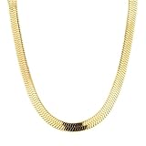 LIEBESKIND Extra breite Sleek Chain Edelstahl IP Gold