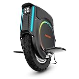 INMOTION Elektro-Rad V12, Erwachsene, Schwarz, Einheitsgröße EU, Motor 2500W, Reichweite bis zu...