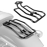 DREAMIZER Solositz Gepäckträger Kompatibel mit Harley, Chrom Motorrad Heckkotflügelträger für...