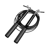Limtula Rutschfester Griff, Teleskop-Springseil, verstellbar, Fitness-Übungen, 360 Grad drehbar,...