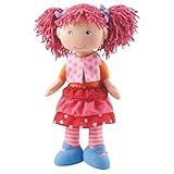 Haba 302842 - Puppe Lilli-Lou, süße Weich- und Stoffpuppe ab 18 Monaten, mit Kleidung und Haaren,...