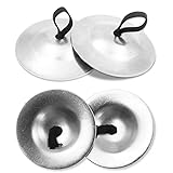 2 Paar Fingerbecken, Fingerzimbeln, Fingerbecken Instrument, Finger Becken, Bauchtanz Finger Messing...