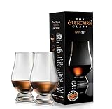 Glencairn Whiskygläser aus Kristallglas mit Reiseetui, Das Original GLENCAIRN Tasting Nosing Glass,...