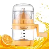 Manuelle Obstpresse | Tragbare Zitruspresse mit Ausgießer | Tragbarer Frucht-Entsafter mit...