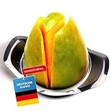 Mangoschneider, Mangoschäler aus Edelstahl; Mango teilen & entkernen; Mango-Entkerner mit...