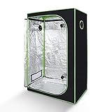 Ikodm Growzelt, 120x60x180 cm 600D Oxford Grow Tent, Zuchtzelte für hydrokulturen, Lichtdicht und...