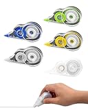 TPZORJX 5 Stück Korrekturbänder Set,12m*5 Korrekturroller Korrekturmaus Mini mit...