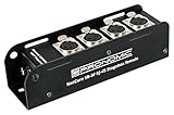 Pronomic NetCore SB-3F Multicore-Stagebox male - Stagebox mit 4 XLR-Buchsen (female) auf RJ45 Buchse...